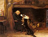Briton Riviere The Long Sleep painting